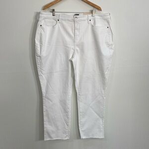 NYDJ Jean pants Lift Tuck Technology Pants Sheri Slim Women's 22W  White